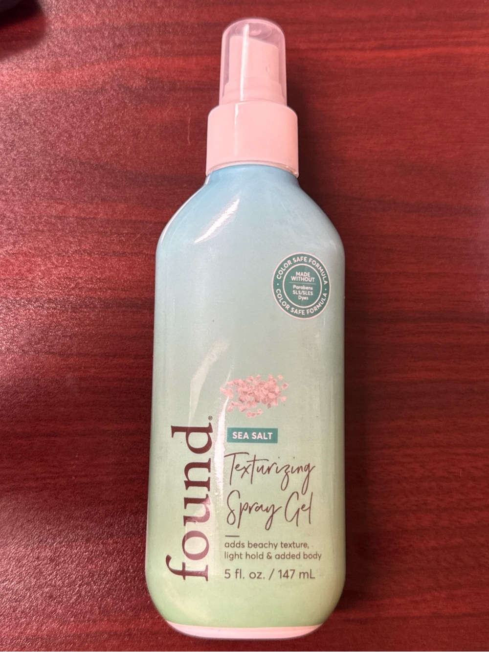 Found Sea Salt Texturizing Spray Gel - Light Blue